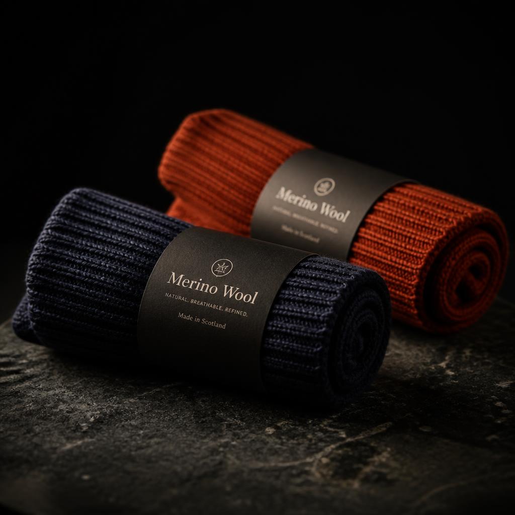 Merino Ribbed Socks